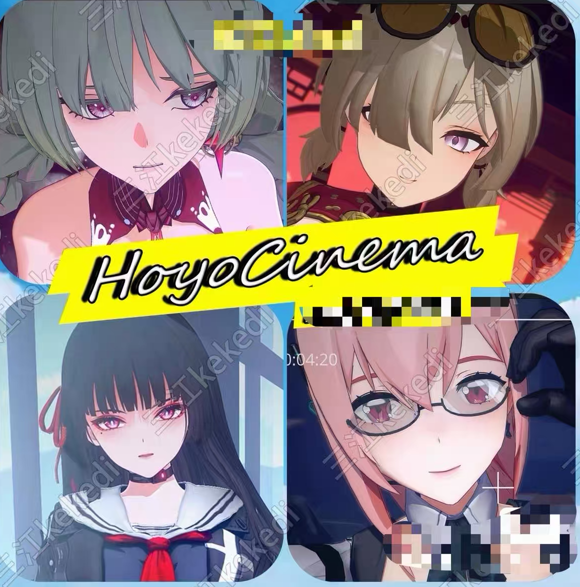 HoyoCinema 2025年11月8日 最新动漫建模素材作品合集-小蛇ACG